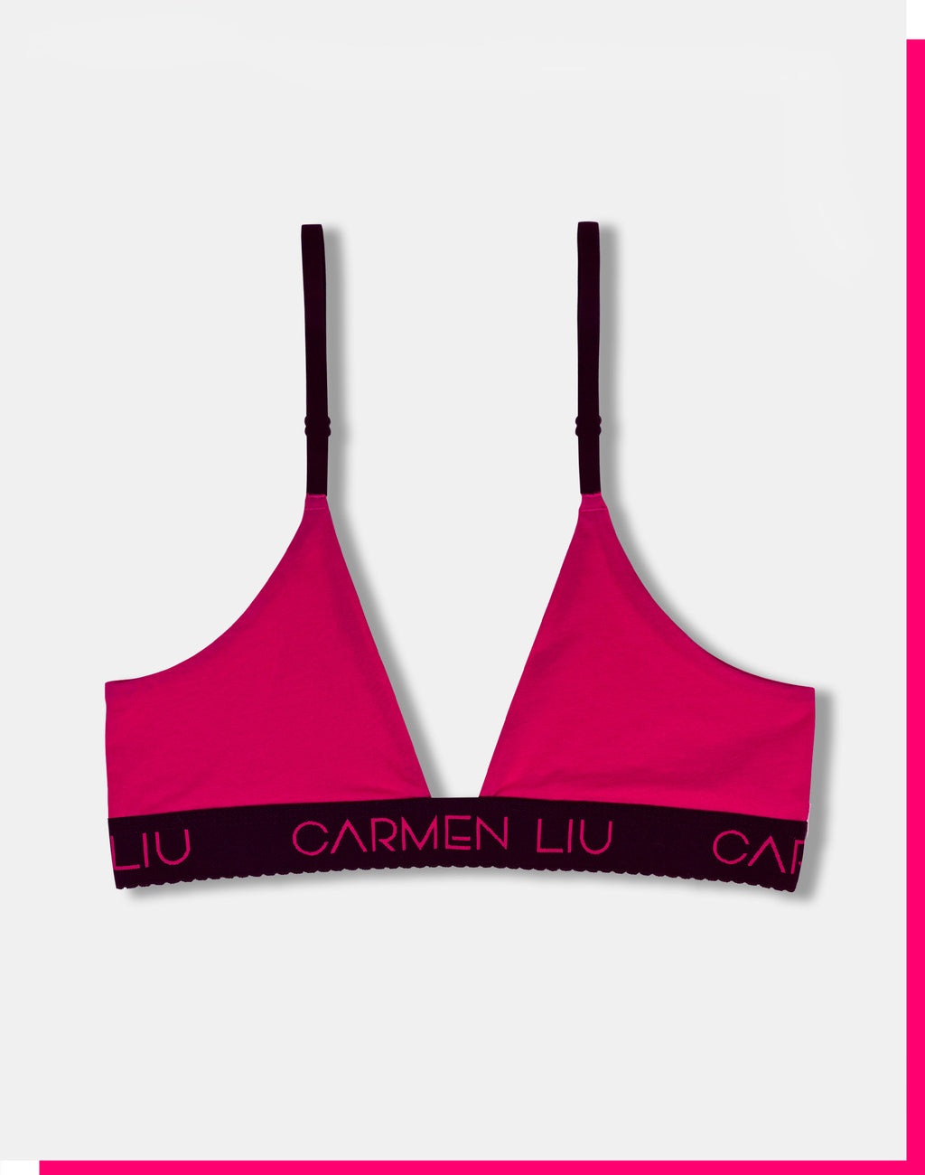 CMC Cotton Triangle Bralette – Carmen Liu Lingerie